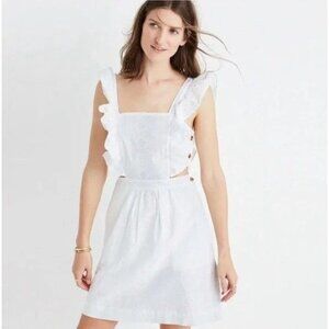 Madewell Leilani Apron Eyelet Sun Dress Size 8